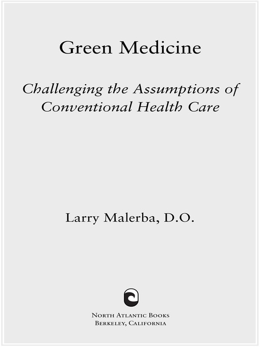 Title details for Green Medicine by Larry Malerba, D.O. - Wait list